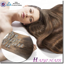 No tangle human hair clip in hair extensions